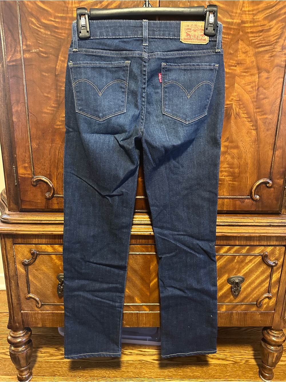 Levi’s Dark Blue Women’s Straight Jeans - Picture 2 of 3